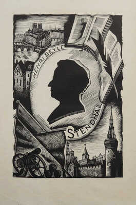 Виноградов А. Потерянная перчатка (Стендаль в Москве) / Гравюры на дереве Л. Хижинского. Л.: Издательство писателей, 1931.